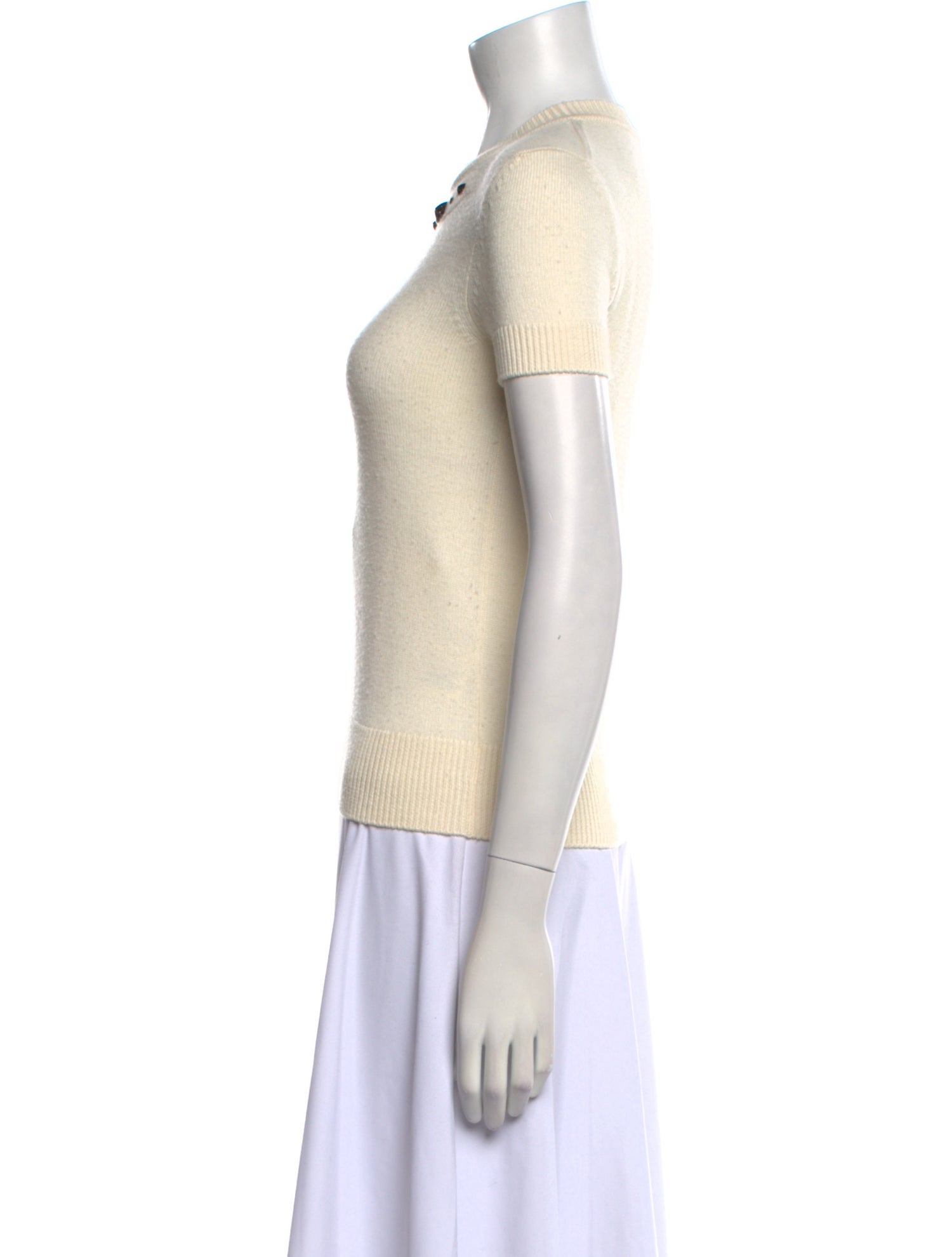 Hermès Virgin Wool Crew Neck Top